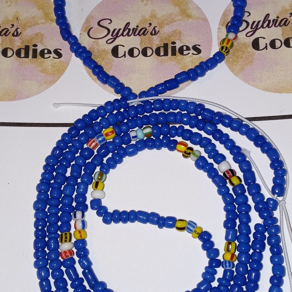 Waistbeads with matching anklet set